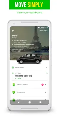 Europcar android App screenshot 3